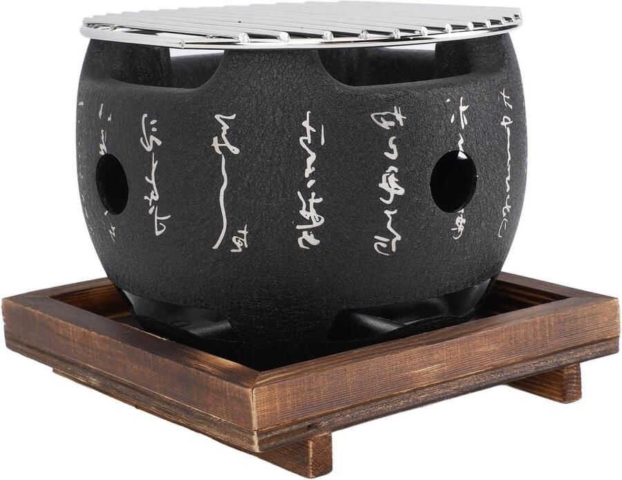 Mini BBQ Grill Japanse Grill Houtskoolgrill Buiten Koken Snelle Verwarming 18 x 17 x 16 cm