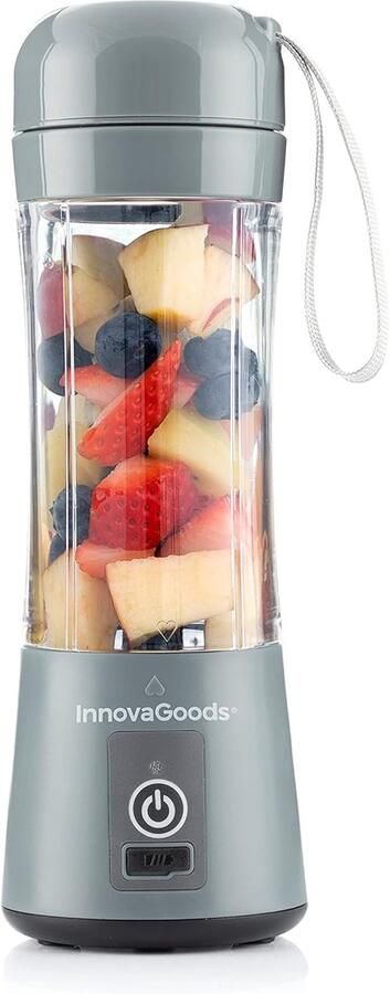 Draagbare Blender 380 ml Smoothie Maker met 17000 r.p.m. voor Sappen en Babyvoeding