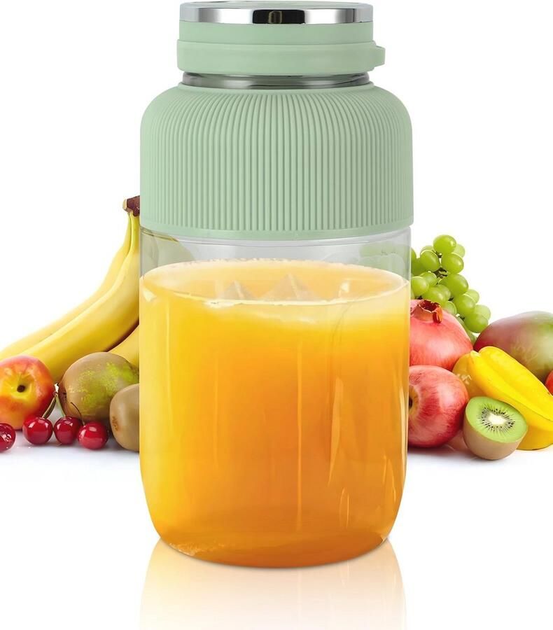 Draagbare Blender 40.58 oz Multifunctionele Juicer voor Shakes en Smoothies Oplaadbaar via USB Type-C Vrij van BPA