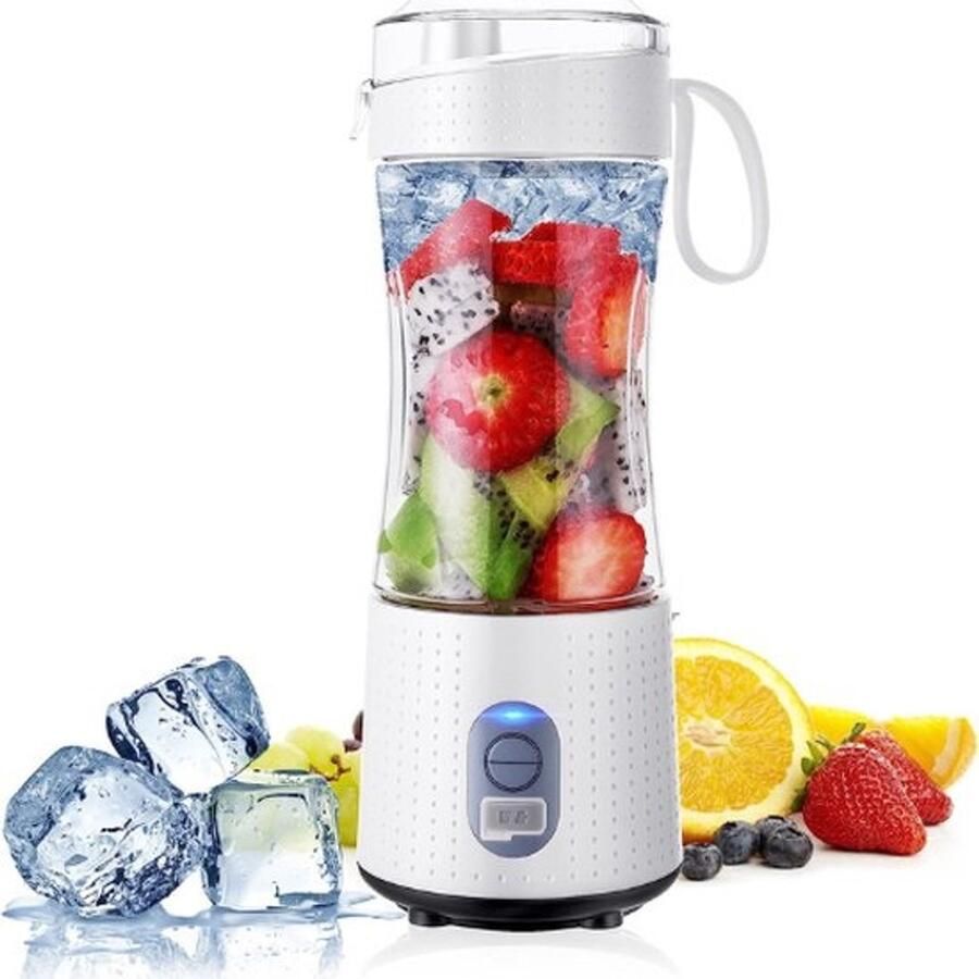 Draagbare blender Fruitpersmixer Mini-smoothiemaker 380 ML USB-oplaadbaar