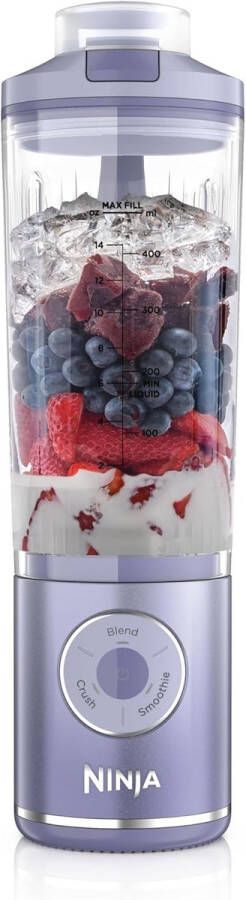 Draagbare Blender met 3 Blendfuncties en Oplaadbare Accu Ideaal voor Smoothies en Proteïneshakes