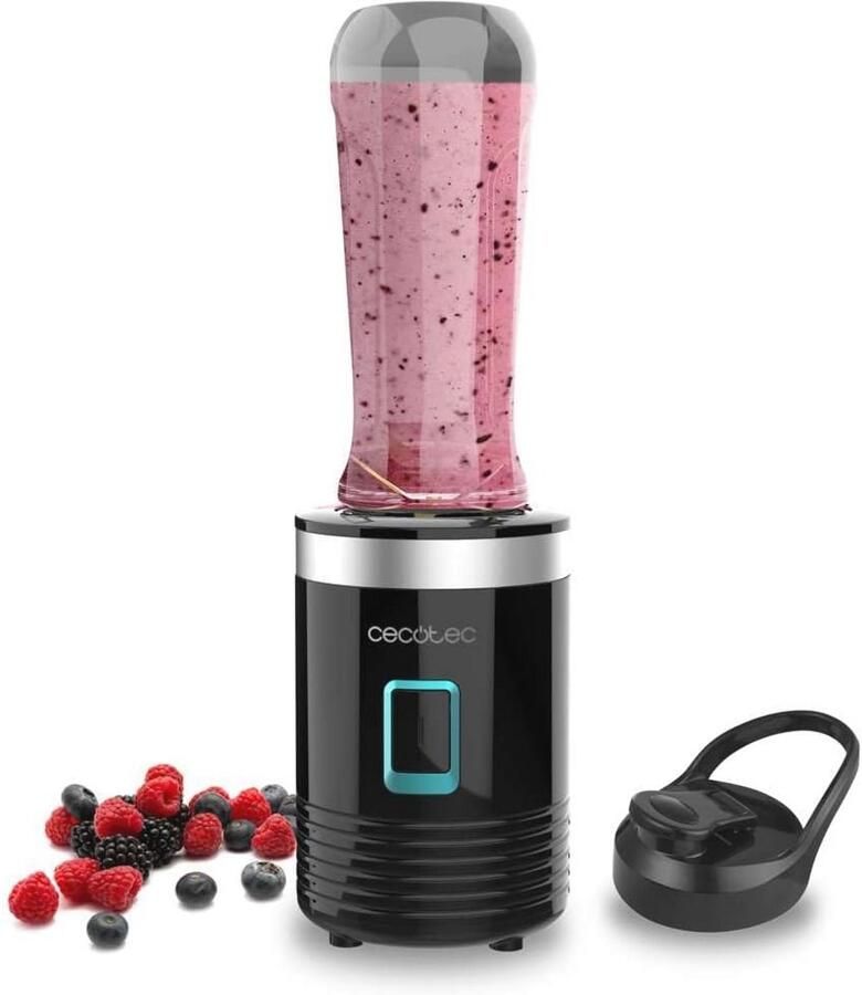 Draagbare Blender met 350W Vermogen voor Sappen en Smoothies 600ml Vaatwasserbestendig Met Slechts Eén Aanraking