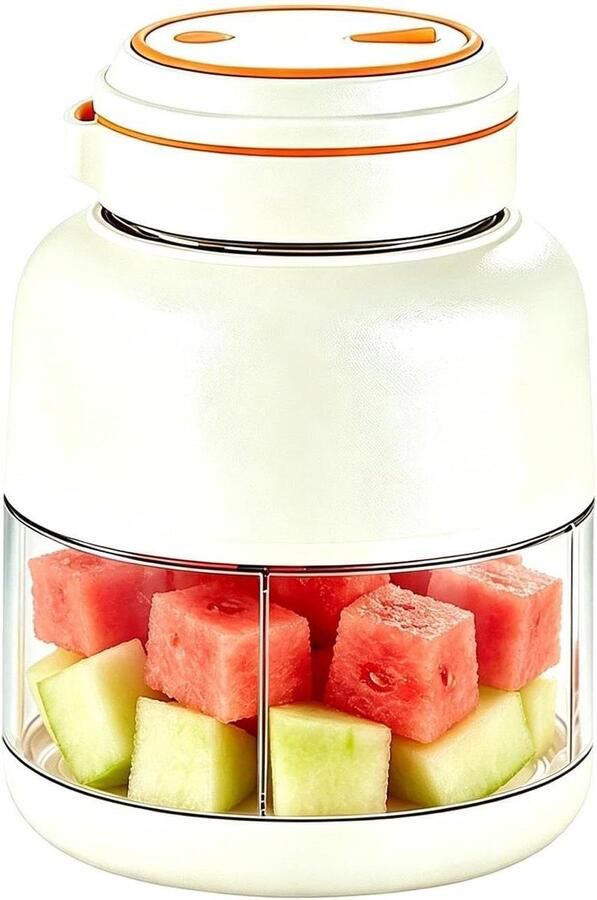 Draagbare Blender Mini Blender Persoonlijk Gezonde Drankjes Maken Efficiënte Voedingsstofbehoud 800 Milliliter Wit