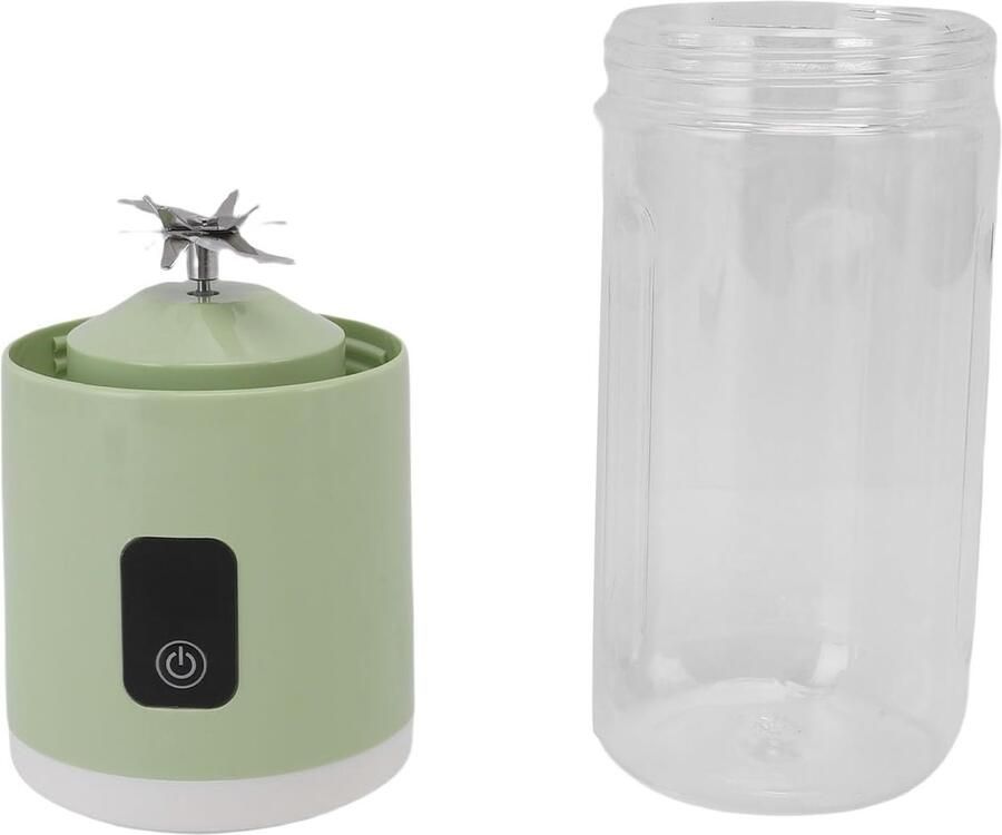 Draagbare Blender Mini Blender Smoothies Maken USB Oplaadbaar 500 Ml Groen