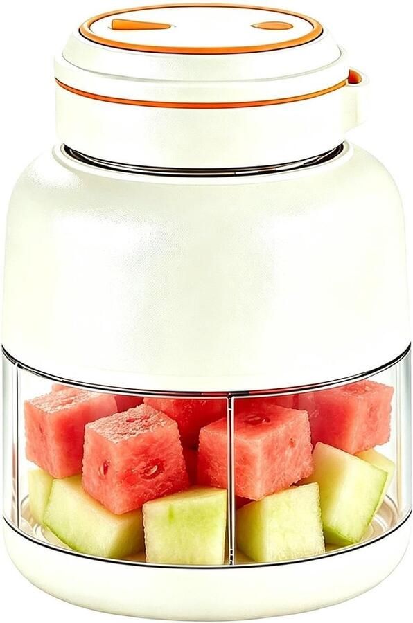 Draagbare Blender Mini Blender Persoonlijk Gezonde Drankjes Maken Efficiënte Voedingsstofbehoud 800 Milliliter Wit