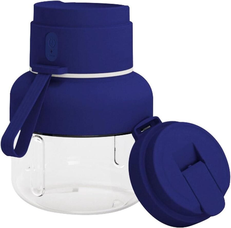 Draagbare Blender Persoonlijke Mixer Gezonde Drankjes Maken 12 Roestvrijstalen Messen 850 Ml Capaciteit Zwart