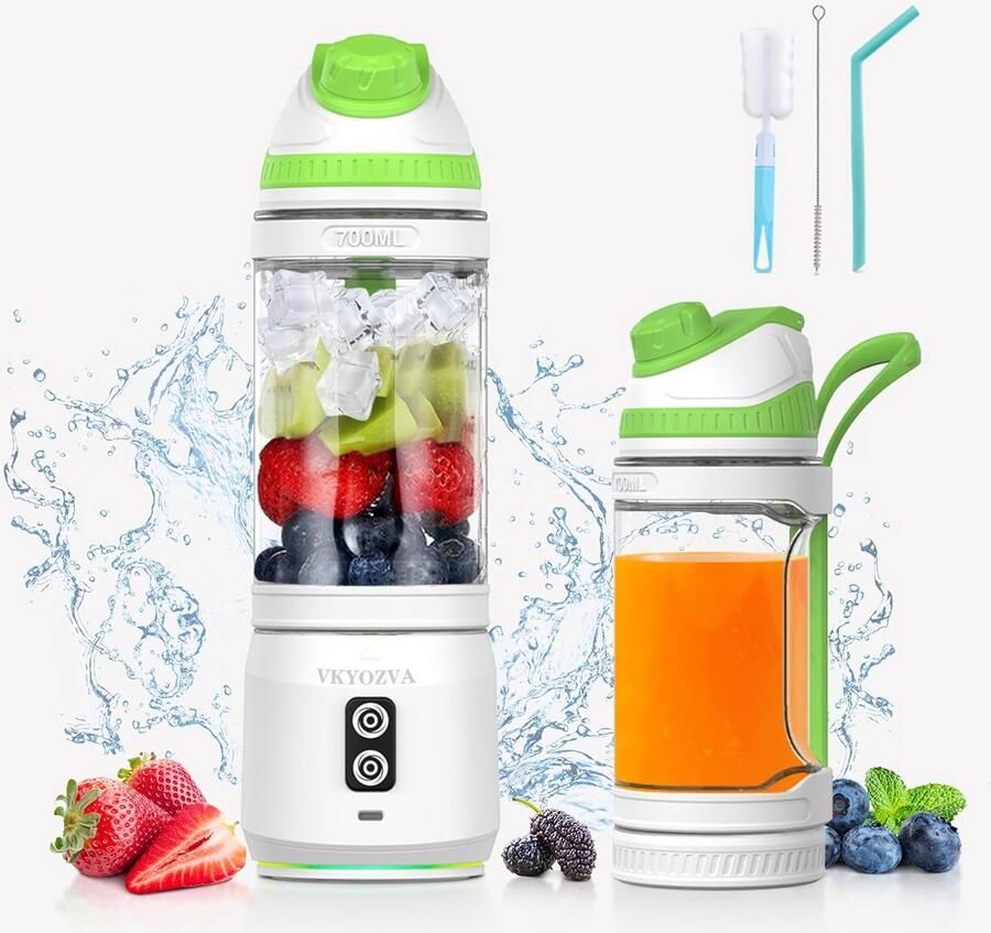 Draagbare Blender Persoonlijke Smoothie Maker voor Onderweg & Reizen