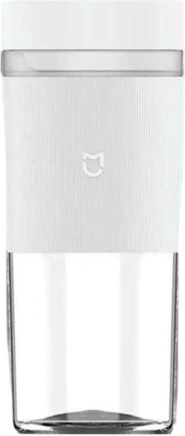 Draagbare Blender Sapbeker Smoothie Maker Onderweg Sap Maken Lekvrije Reisconstructie 300 ml Wit