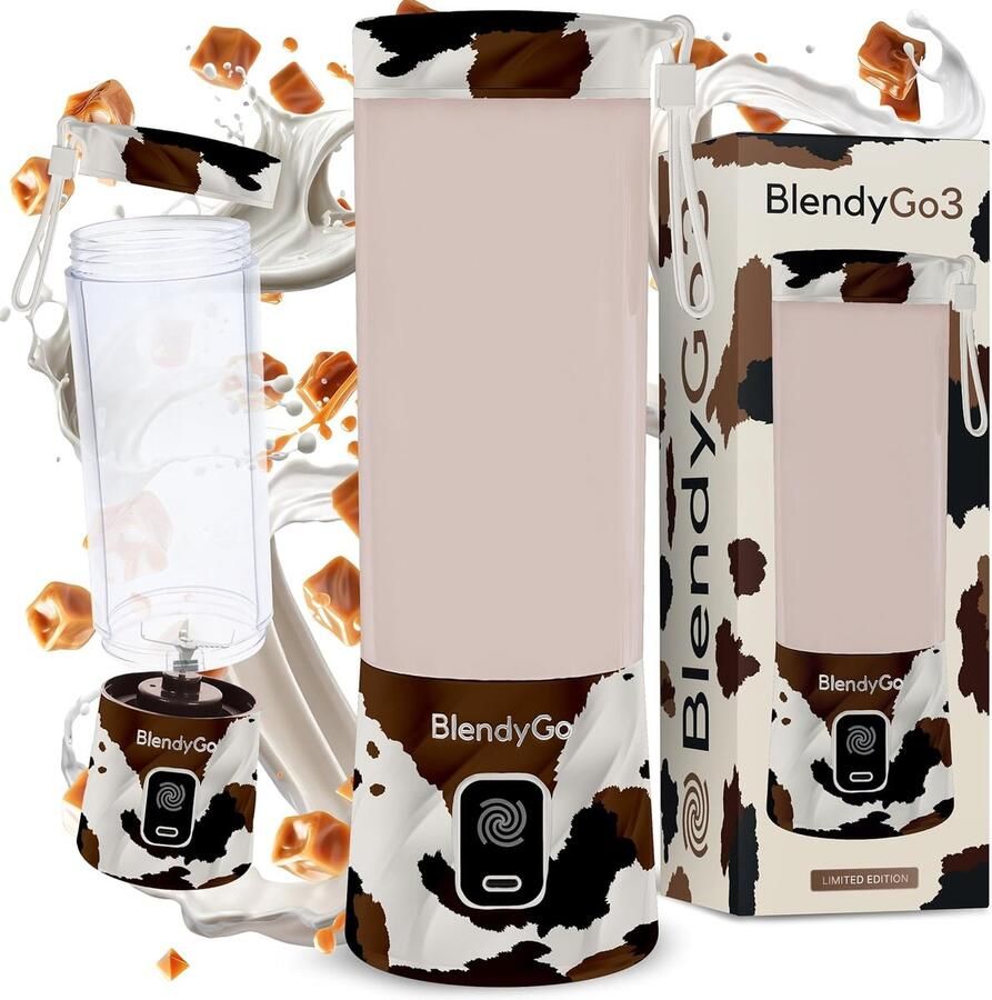 Draagbare Blender Smoothie Maker Gezonde Dranken Maken Krachtig 6-bladsysteem 550 ml Capaciteit Wild West