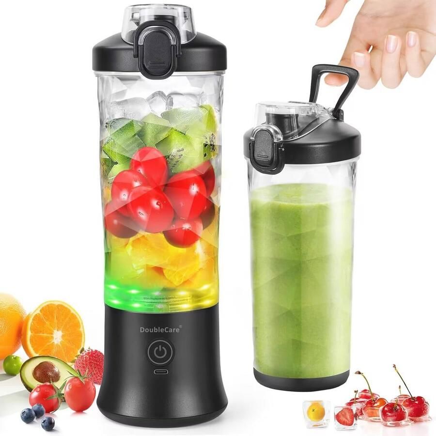 Draagbare Blender voor Smoothies en Shakes 20oz 4000mAh 270W Waterdicht en USB Oplaadbaar