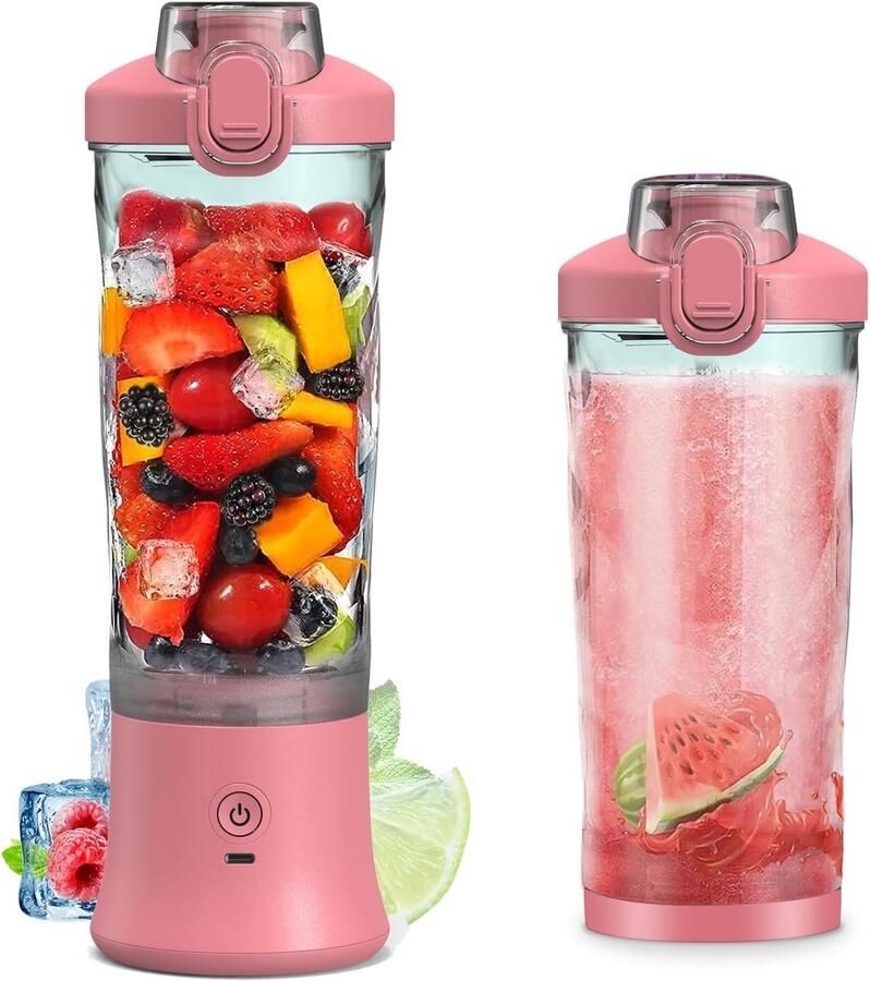 Draagbare Blender voor Smoothies en Shakes Oplaadbaar en Waterdicht