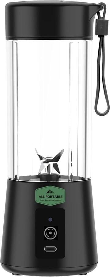 Draagbare Blender Wit USB Oplaadbaar 500ml Capaciteit Voor Onderweg