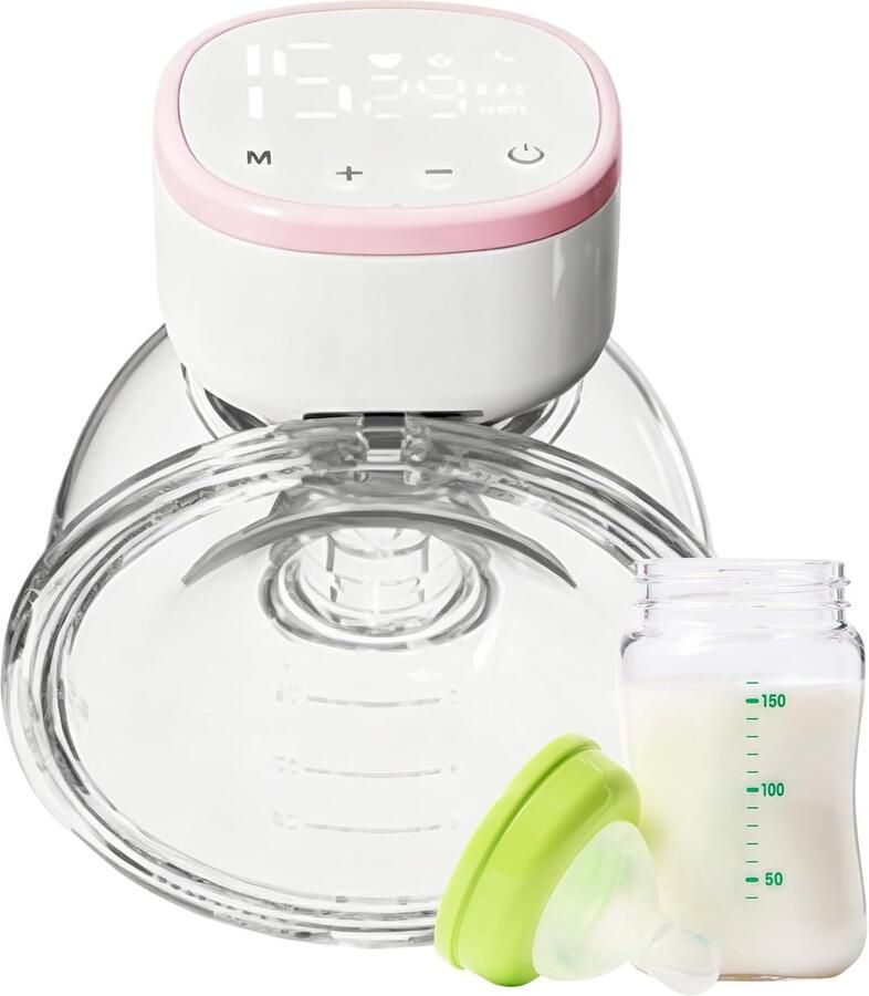Draagbare Borstkolf Elektrisch Afkolven Handsfree Melk Kolf Stille Motor 300 g Wit