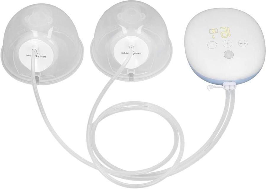 Draagbare Borstkolf Elektrische Kolf Moedermelk Afkolven Handsfree Ontwerp 16 Zuigstanden Wit