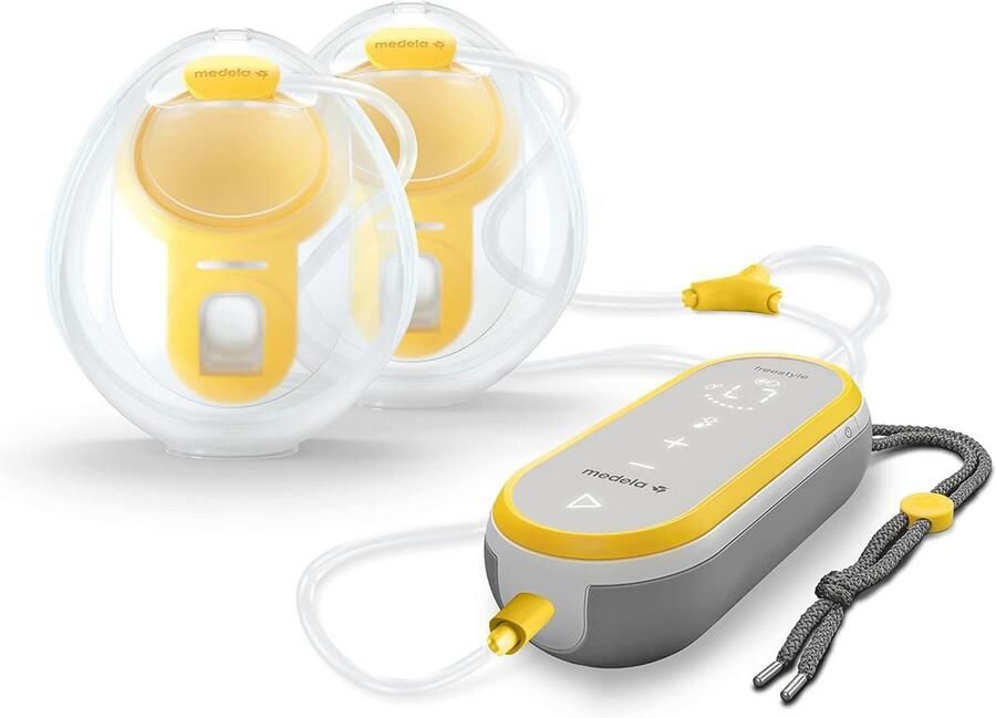 Draagbare Borstkolf Elektrische Kolven Handen Vrij Kolven Anatomisch Gevormd Lichtgewicht 76g Geel