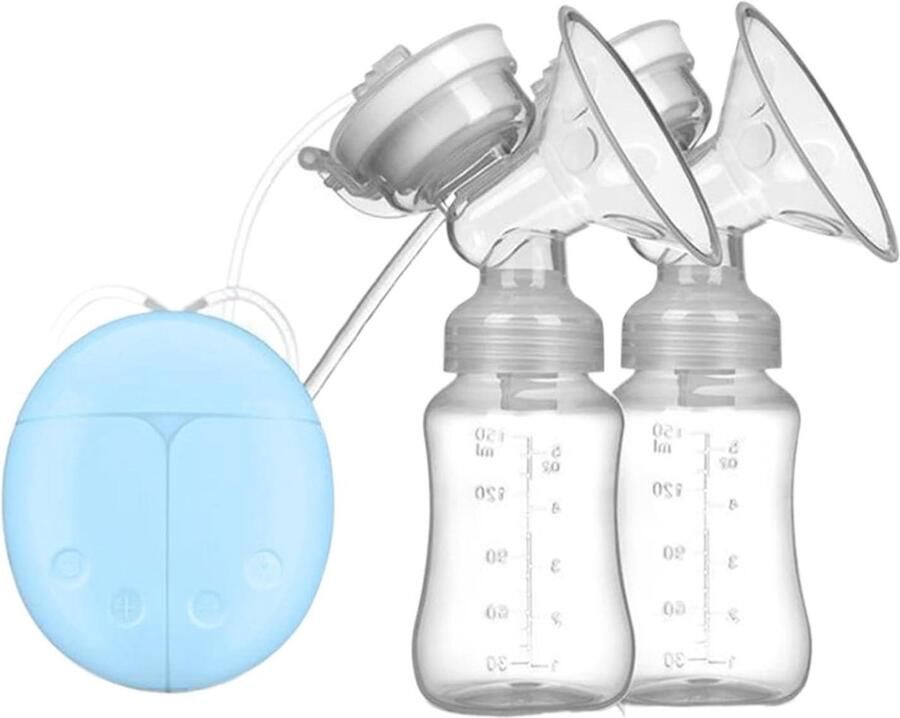 Draagbare borstkolf Elektrische melkpomp Moedermelk afkolven Handsfree bediening 300 ml capaciteit Wit