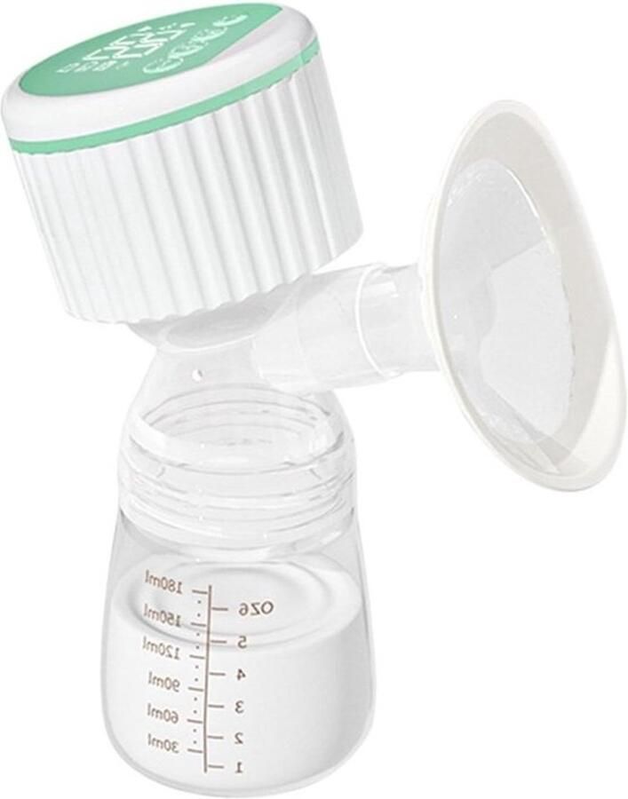 Draagbare Borstkolf Elektrische Pomp Comfortabel Melken Automatische Zuigkracht 230 g Wit