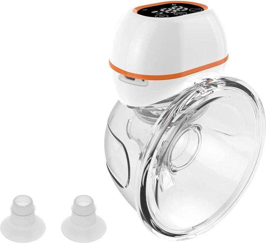 Draagbare Borstkolf Handsfree Kolven Melk Afkolven Draadloos en Stil 180 ml Wit