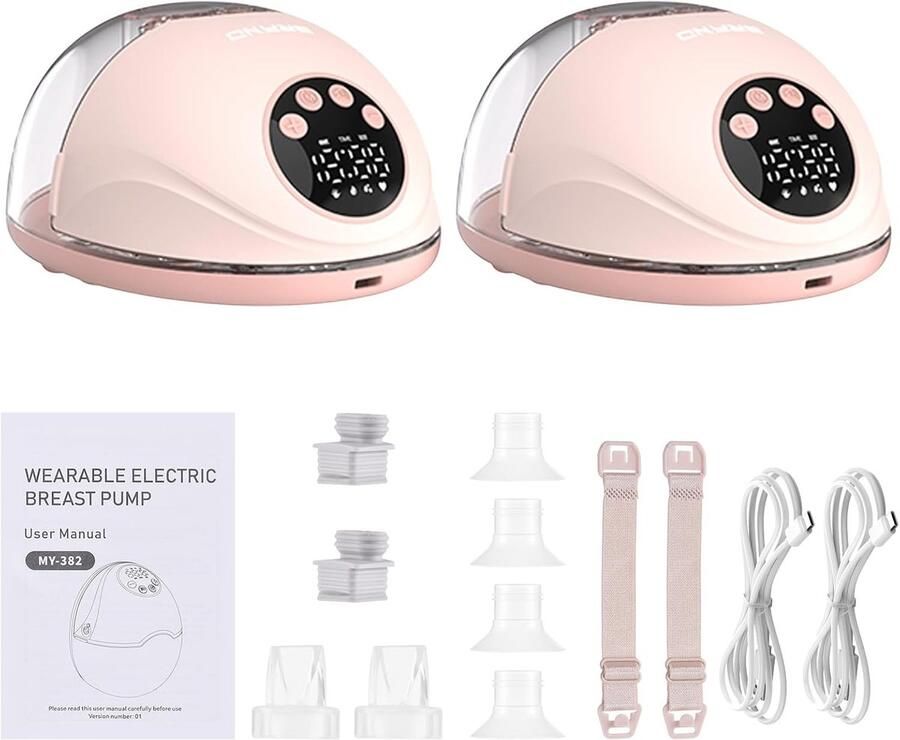 Draagbare Borstkolf Handsfree Kolven Melk Afkolven Dubbele Pomp 160 Ml Capaciteit