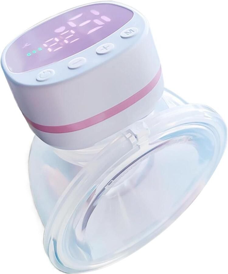Draagbare Borstkolf Elektrische Pomp Melk Extractie Geluidsarm Ontwerp 18 cm Wit