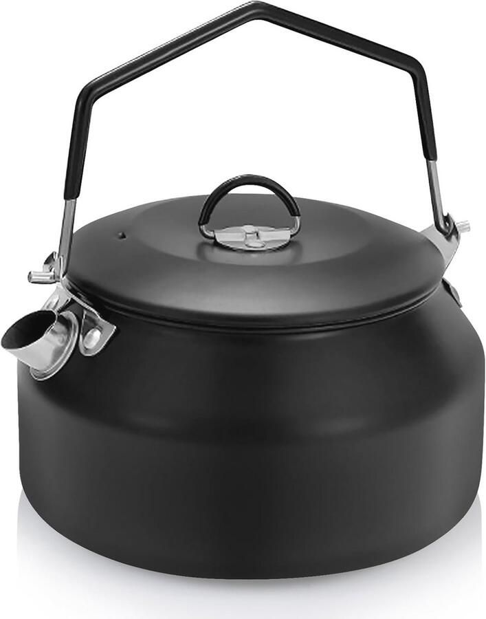 Draagbare Camping Waterkoker 1 Liter Theepot Voor Buitenactiviteiten Ideaal Voor Wandelen Picknicken En Reizen