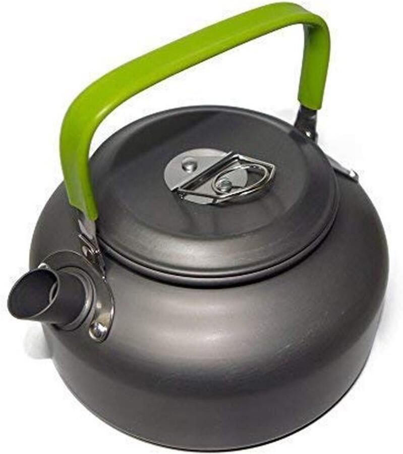 Draagbare campingketel waterkoker 0 8L ultralicht geanodiseerd aluminium om te wandelen kamperen picknicken etc