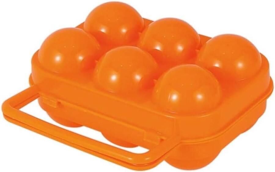 Draagbare Eierhouder Eierdoos Bakje Eieren Transport Herbruikbaar Plastic 3 Stuks Wit