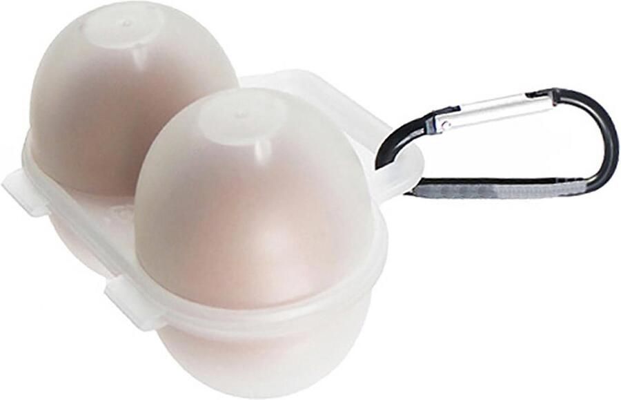 Draagbare Eierhouder voor Onderweg Eierbox voor Picknick Kamperen en Wandelen