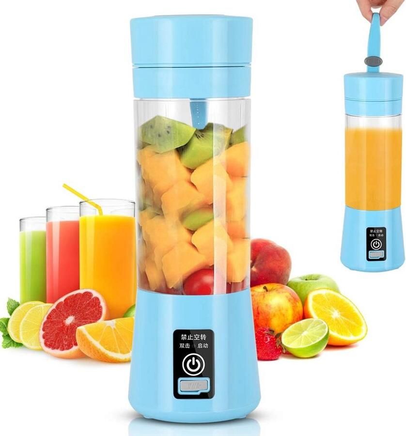 Draagbare Elektrische Blender USB Oplaadbaar voor Smoothies en Drankjes