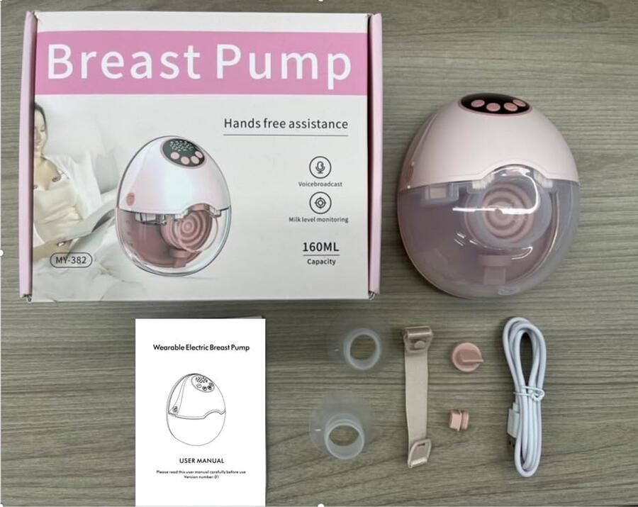 Draagbare Elektrische Borstkolf met Handsfree en LED-display