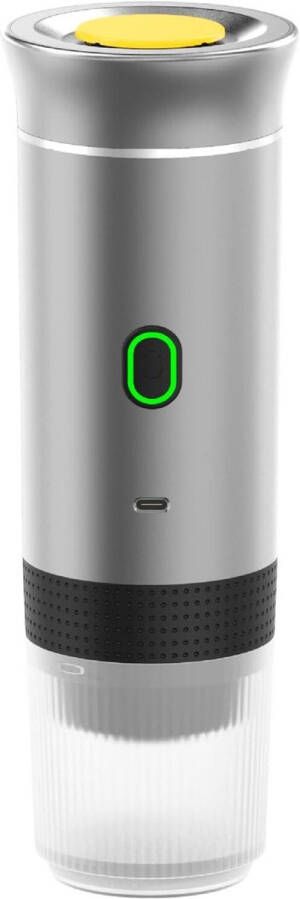 Draagbare Elektrische Espresso Koffiezetapparaat Zelfverwarmende Expresso Maker 60 ml voor Gemalen Koffie of Nespresso Capsule Ideaal voor Reizen Camping Auto en RV