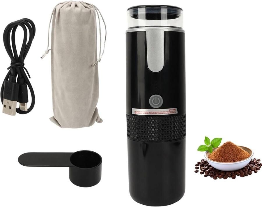 Draagbare Elektrische Espresso Machine met Oplaadbare Batterij van 1200mAh voor Koffieliefhebbers tijdens Reizen en Kamperen