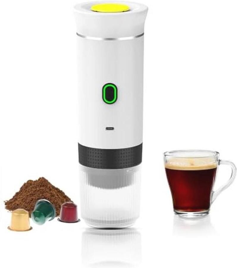 Draagbare Elektrische Espresso Machine voor Reizen en Kamperen zonder Draad