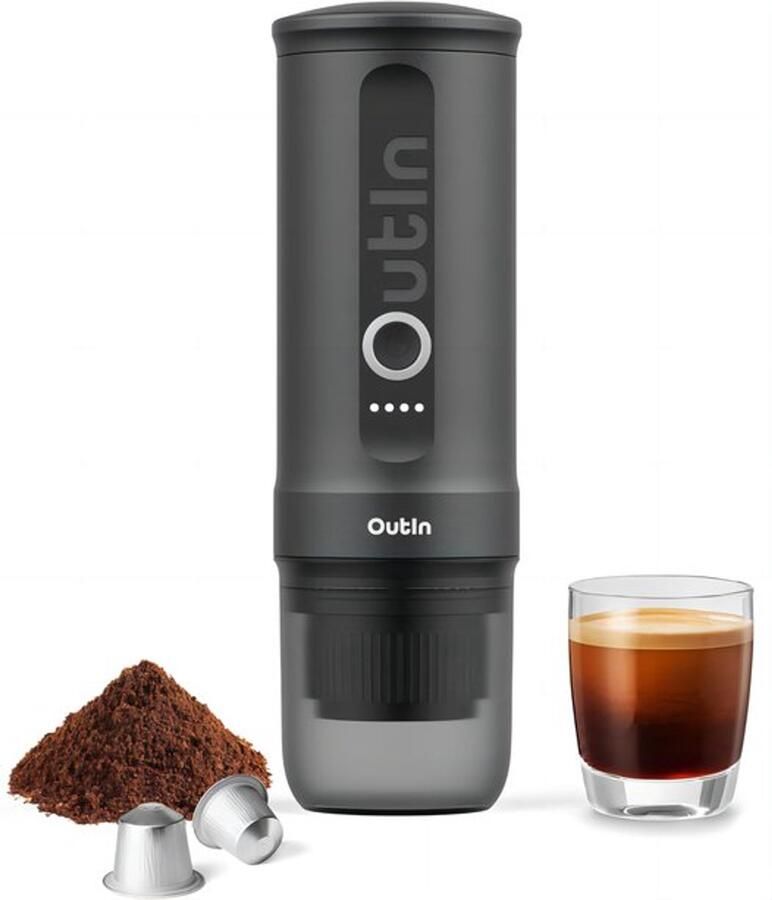 Draagbare elektrische espressomachine voor op reis