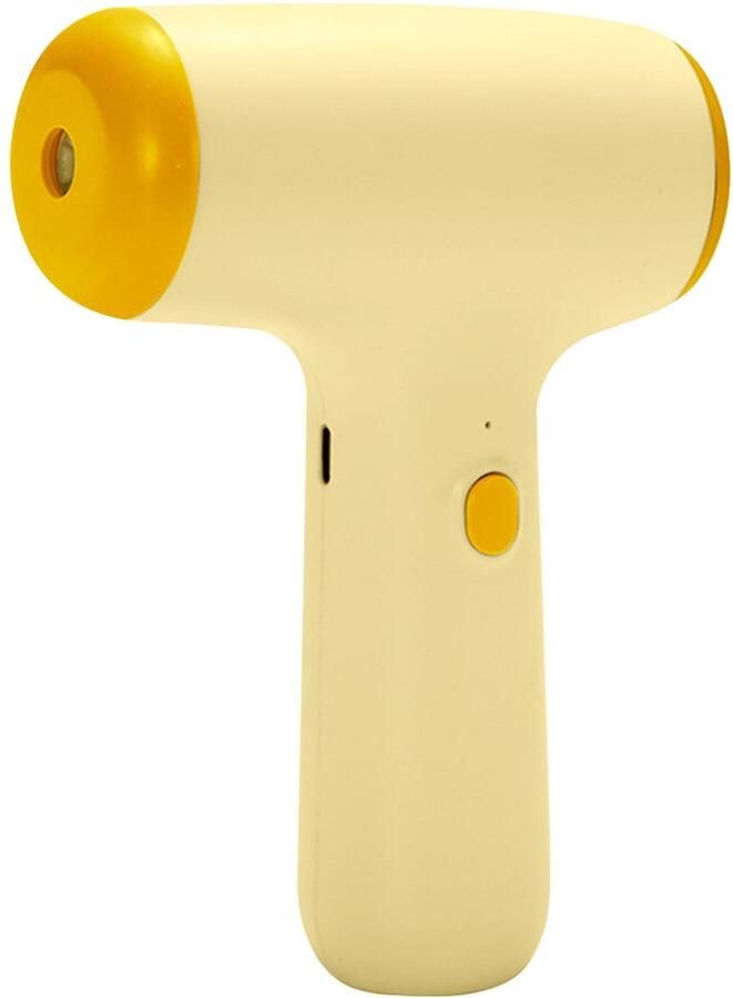 Draagbare elektrische handmixer met draadloze steel en garde van 304 roestvrij staal Geschikt voor het kloppen van eieren roomsaus mayonaise beslag desserts cakes glazuur en gebak in de thuiskeuken (geel)