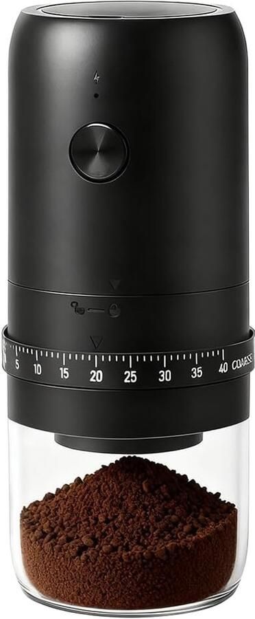 Draagbare Elektrische Koffiemolen – 40 Instellingen – Opladelbare 1800mAh – Keramische Tanden