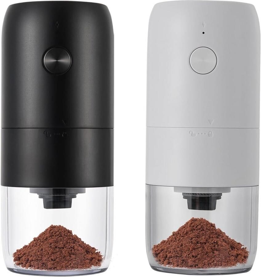 Draagbare Elektrische Koffiemolen met Instelbare Maalgraad