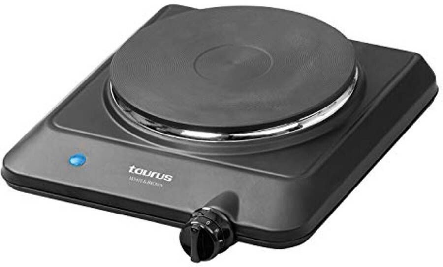 Draagbare Elektrische Kookplaat 1500 W Instelbare Temperatuur 9 Niveaus 18 cm Diameter voor Thuisgebruik