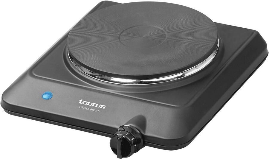 Draagbare Elektrische Kookplaat 1500 W Instelbare Temperatuur 9 Niveaus 18 cm Diameter voor Thuisgebruik