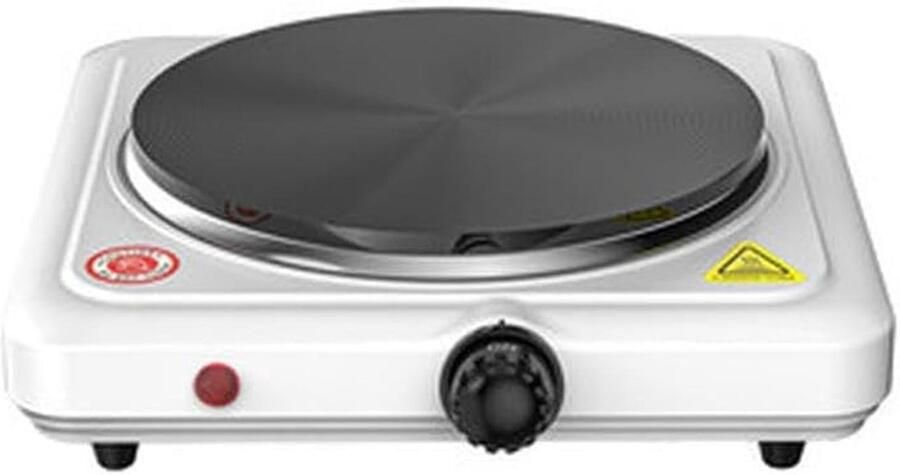 Draagbare Elektrische Kookplaat met 1 Brander 1500 Watt Vermogen