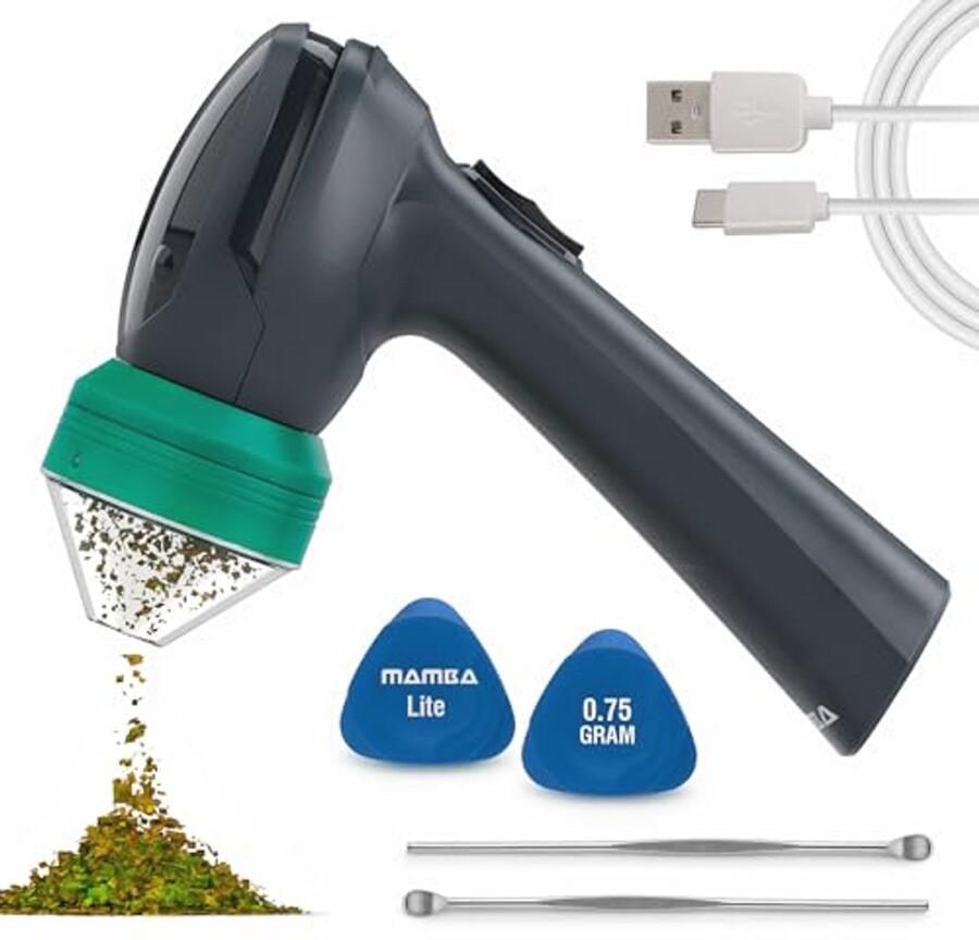 Draagbare Elektrische Kruidenmolen 0.75g Volumecapaciteit USB Oplaadbaar en Handmatige Bediening