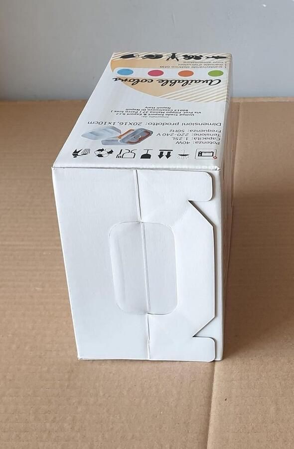 Draagbare Elektrische Maaltijdverwarmer met Twee Vakken