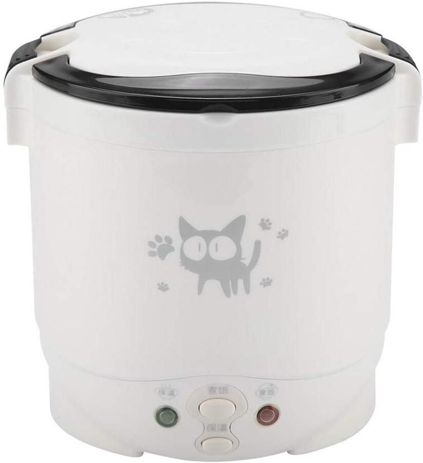 Draagbare Elektrische Rijstkoker 12V voor Auto en Thuisgebruik 1 Liter Capaciteit