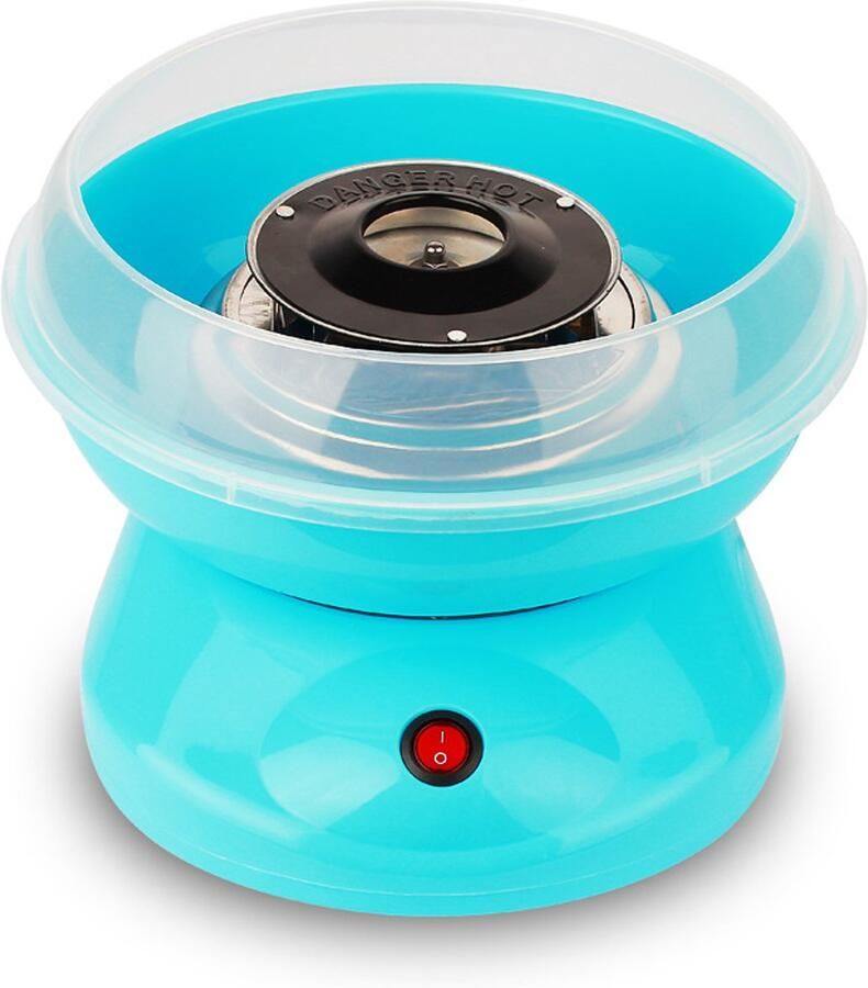 Draagbare elektrische suikerspinmachine draagbare doe-het-zelf suikerspinmachine voor kinderen blauw
