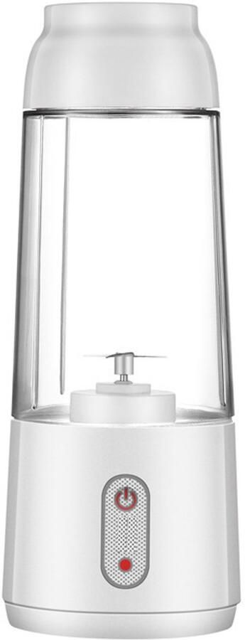 Draagbare elektrische USB-sapcentrifuge mini-fruit- en groentesapcentrifuge gemakkelijk schoon te maken 19 cm x 7 6 cm wit