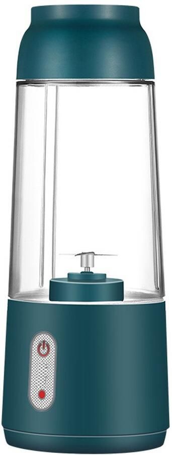 Draagbare elektrische USB-sapcentrifuge mini-fruit- en groentesapcentrifuge gemakkelijk schoon te maken 19 cm x 7 6 cm groen