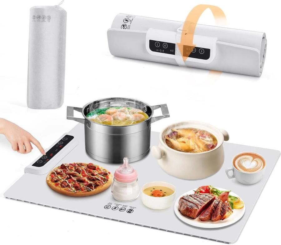 Draagbare Elektrische Warmhoudplaat voor Buffet en Gerechten