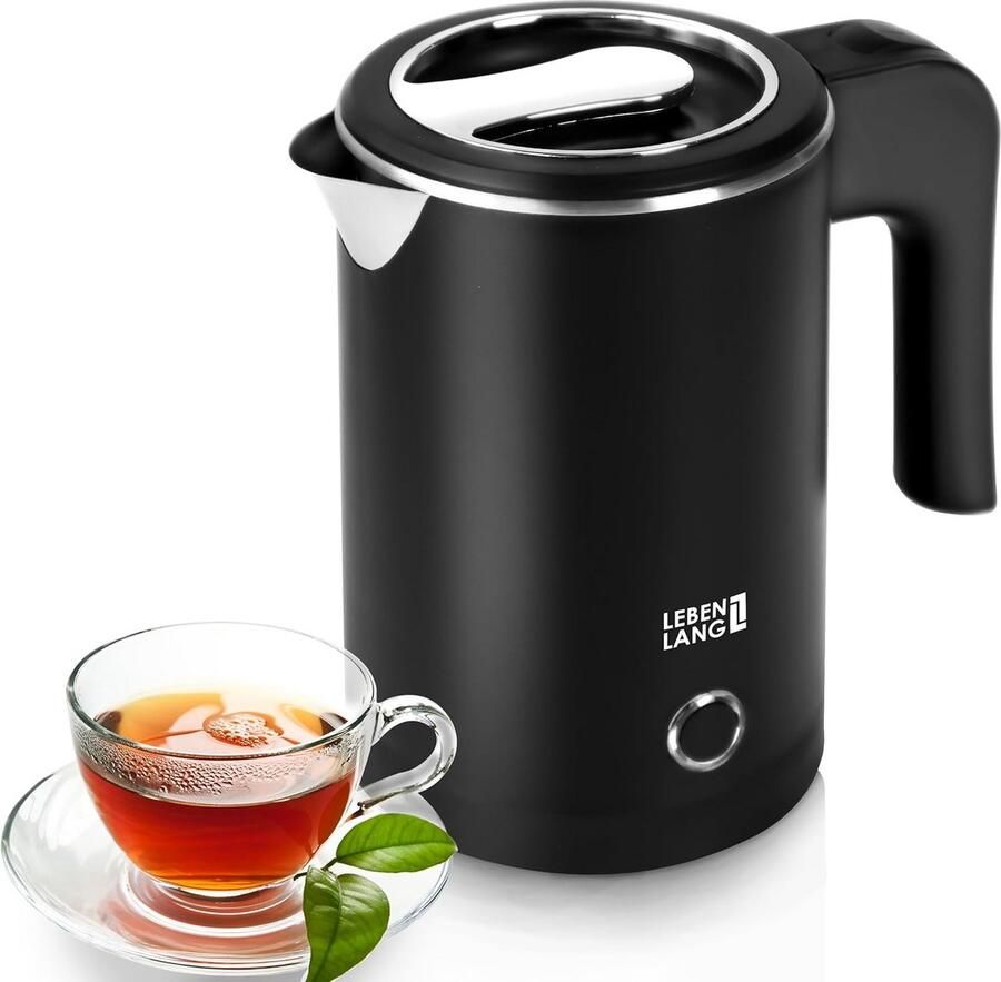 Draagbare Elektrische Waterkoker 0 5L Roestvrij Staal Kettle voor Camping en Reizen 600W BPA-vrij Mini Waterkoker