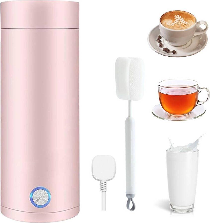 Draagbare elektrische waterkoker 400 ml snel koken voor thee melk en koffie