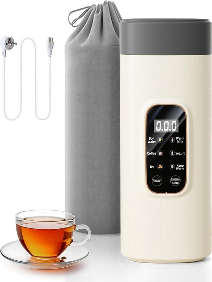Draagbare Elektrische Waterkoker 550 ml Snelkoken RVS